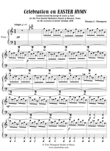 Celebration On Easter Hymn Piano Score