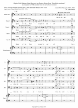Queen Of The Heavens Regina Coeli G Major TTBBt Solo Piano Organ Cut Version
