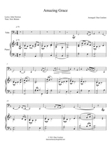 Tuba Amazing Grace Theme And Variations