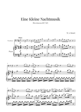 Eine Kleine Nachtmusik For Trombone And Piano