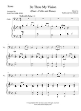 Be Thou My Vision Duet Cello And Piano Score And Parts