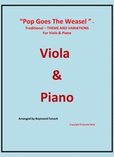 Pop Goes The Weasel Theme And Variations For Viola And Piano