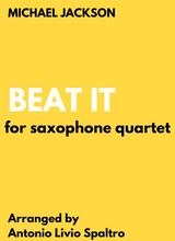 Beat It For Saxophone Quartet