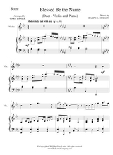 Blessed Be The Name Duet Violin And Piano Score And Parts