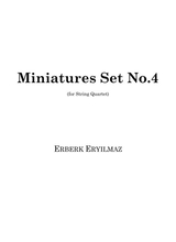 Miniatures Set No 4 For String Quartet Parts