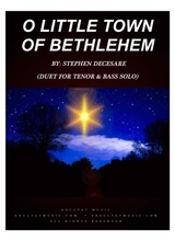 O Little Town Of Bethlehem Duet For Tenor And Bass Solo