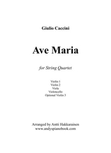 Ave Maria By G Caccini String Quartet
