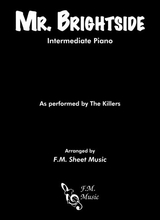 Mr Brightside Intermediate Piano