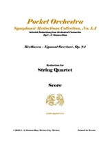 Beethoven Egmont Overture Op 84 String Quartet Arrangement Score And Parts