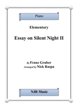 ESSAy On Silent Night Ii Elementary Piano Solo