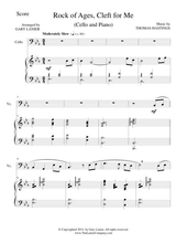 Rock Of Ages Cello Piano And Cello Part