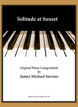 Solitude At Sunset Reflective Piano