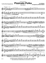 Pizzicato Polka From Sylvia 1st Eb Alto Saxophone