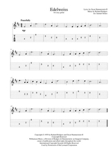 Edelweiss From The Sound Of Music For Easy Guitar With Tab