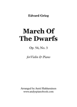 March Of The Dwarfs Op 54 No 3 Violin Piano