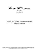 Game Of Thrones Flute And Piano