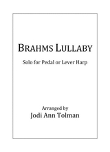 Brahms Lullaby Harp Solo