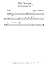 White Christmas Cello Solo In Eb With Chords