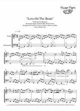 Love On The Brain Violin Cello Duet Rihanna Arr Cellobat
