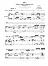 Bach Aria Ricetti Gramezza E Pavento Bwv 209 No 5 For Bassoon And Harpsichord