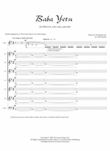 Baba Yetu For SSSAAa Plus Cello And Solo Voice