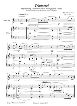 Schumann Trumerei Op 15 No 7 For Tenor Sax Piano
