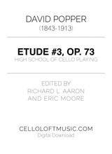 Popper Arr Richard Aaron Op 73 Etude 3